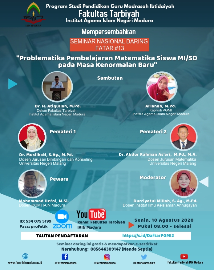 Seminar Daring Fatar #13 Prodi PGMI IAIN Madura